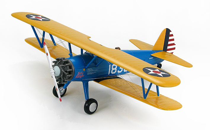 Boeing Stearman Kaydet Trainer 18303, Tuskegee Airmen, 1:48, Hobby Master 