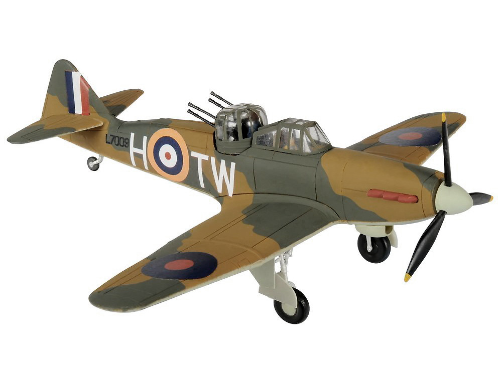 Boulton Paul Defiant, 141 Sqn, L7009, Flt.Lt.Donald/Gunner Plt.Off.Hamilton, Jul, 1940, 1:72, Corgi 