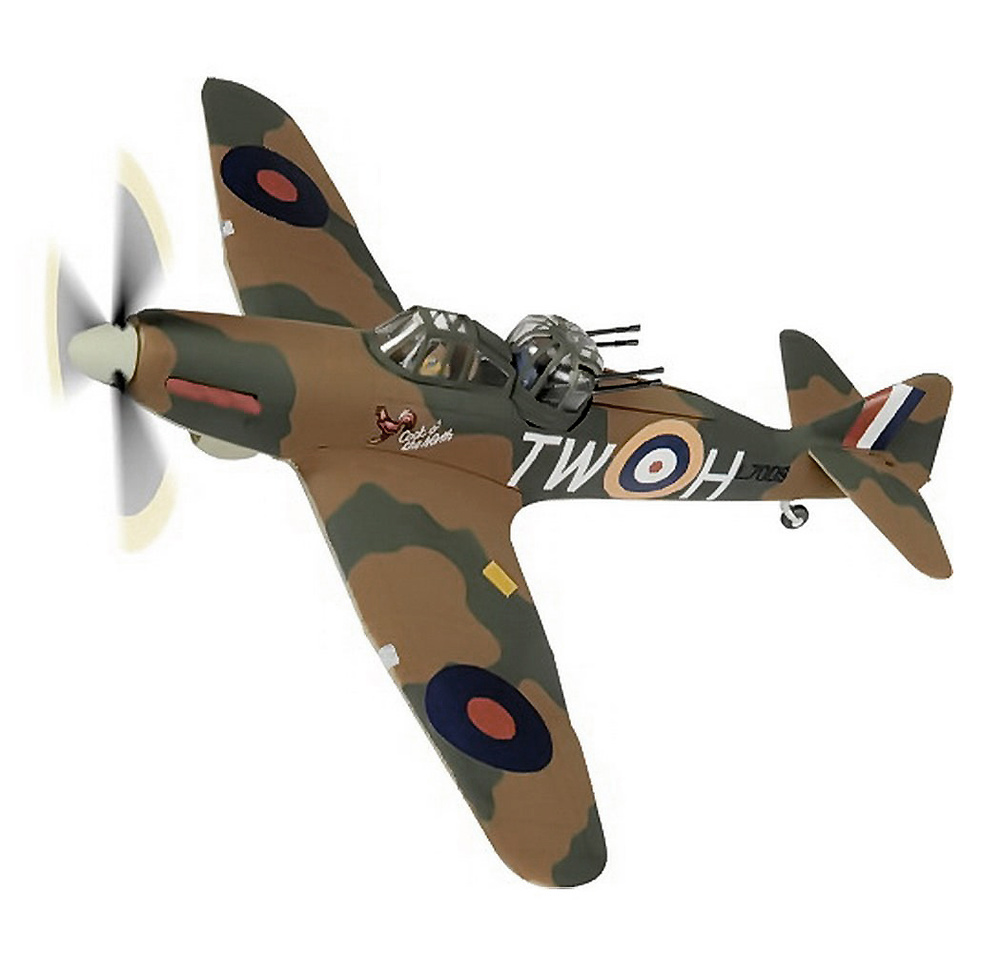 Boulton Paul Defiant, 141 Sqn, L7009, Flt.Lt.Donald/Gunner Plt.Off.Hamilton, Jul, 1940, 1:72, Corgi 