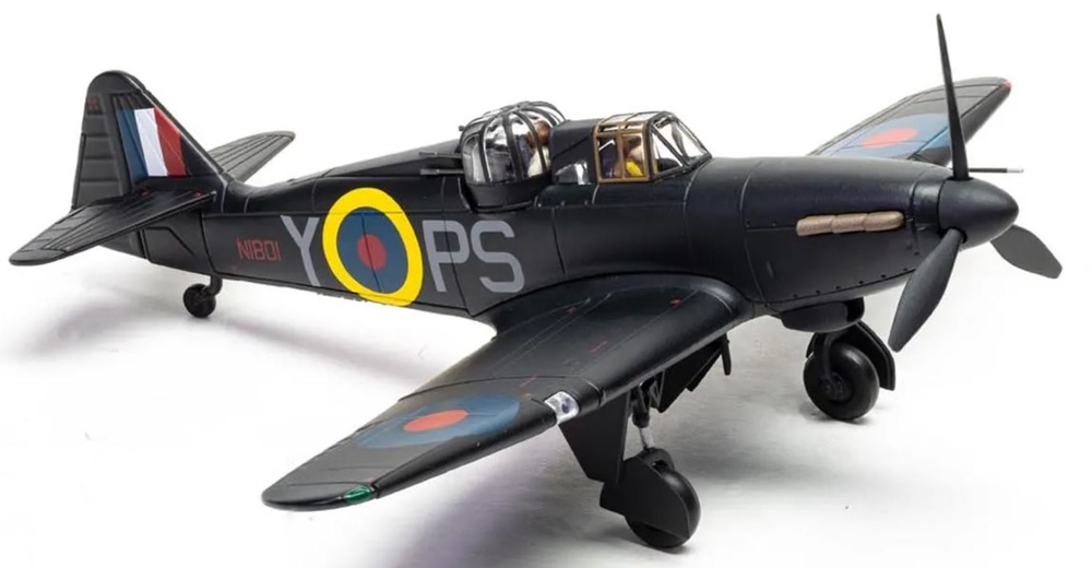 Boulton Paul Defiant Mk.I N1801 / PS-Y Nightfighter 'Coimbatore II', 1:72, Corgi 