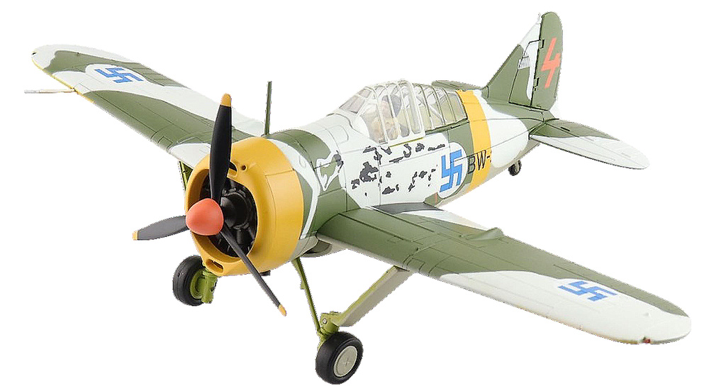 Brewster Buffalo 239, BW364, Ilmari Juutilainen, March,1942, 1:48, Hobby Master 