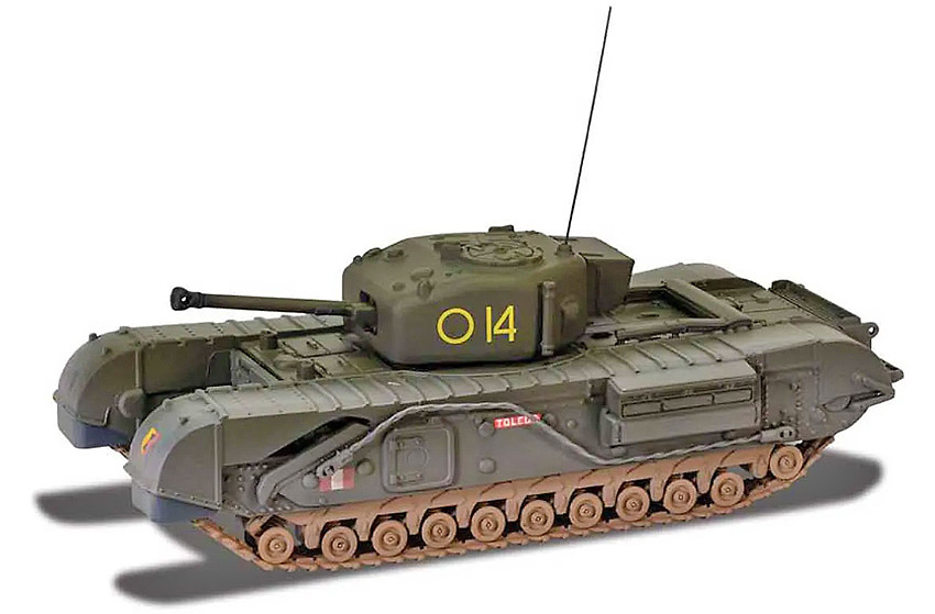 British Churchill Mk.IV Tank, 'To Catch a Tiger', 1:50, Corgi 