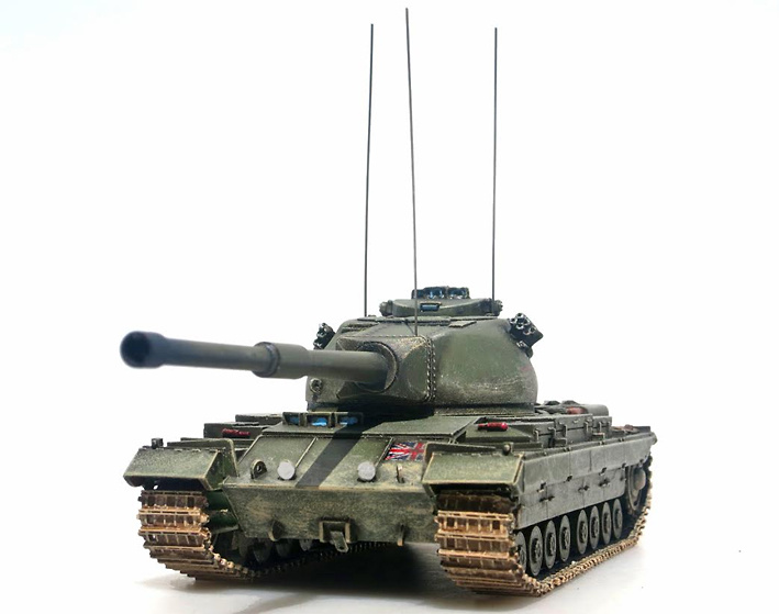 British FV 214 Conqueror Mk.II, 1955-59, 1:72, Panzerstahl 