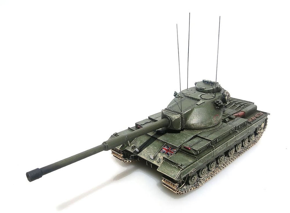 British FV 214 Conqueror Mk.II, 1955-59, 1:72, Panzerstahl 