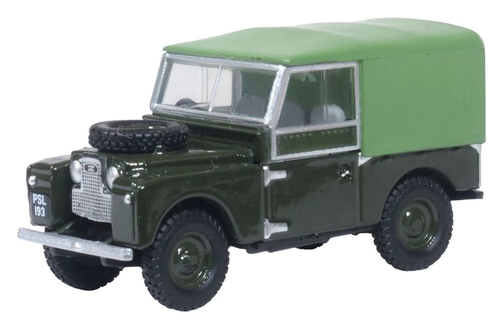 Bronze Green Land Rover Series I 88 Canvas 1:76, Oxford 