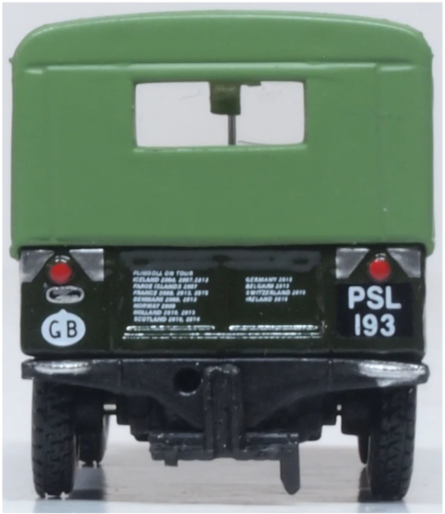 Bronze Green Land Rover Series I 88 Canvas 1:76, Oxford 