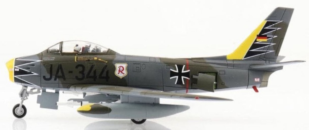 Canadair Sabre Mk 6, Luftwaffe JG 71 Richthofen, JA-344, Eckhard Wendt, Ahlhorn AB, Germany, 1961, 1:72, Hobby Master 