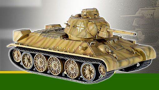 Captured T-34/76 Mod.1942, Pz.Rgt.II, 6.Pz.Div., German Army, Russia 1943, 1:72, Dragon Armor 