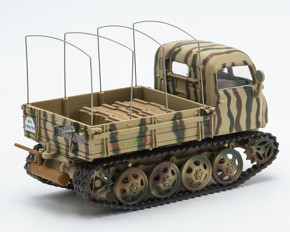 Caterpillar Truck Raupenschlepper Ost + Pak 40 of 75 mm, Germany, 2nd G.M., 1:43, Atlas 