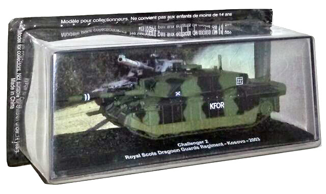 Challenger 2, Royal Scots Dragoon Guards Regiment, Kosovo, 2003, 1:72, Altaya 