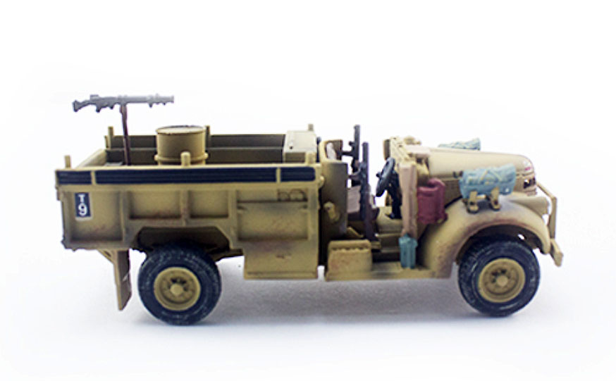 Chevrolet WB 30 cwt 4x2 truck, Long Range Desert Group (LRDG), British Army, North Africa, 1942, 1:72, PMA 