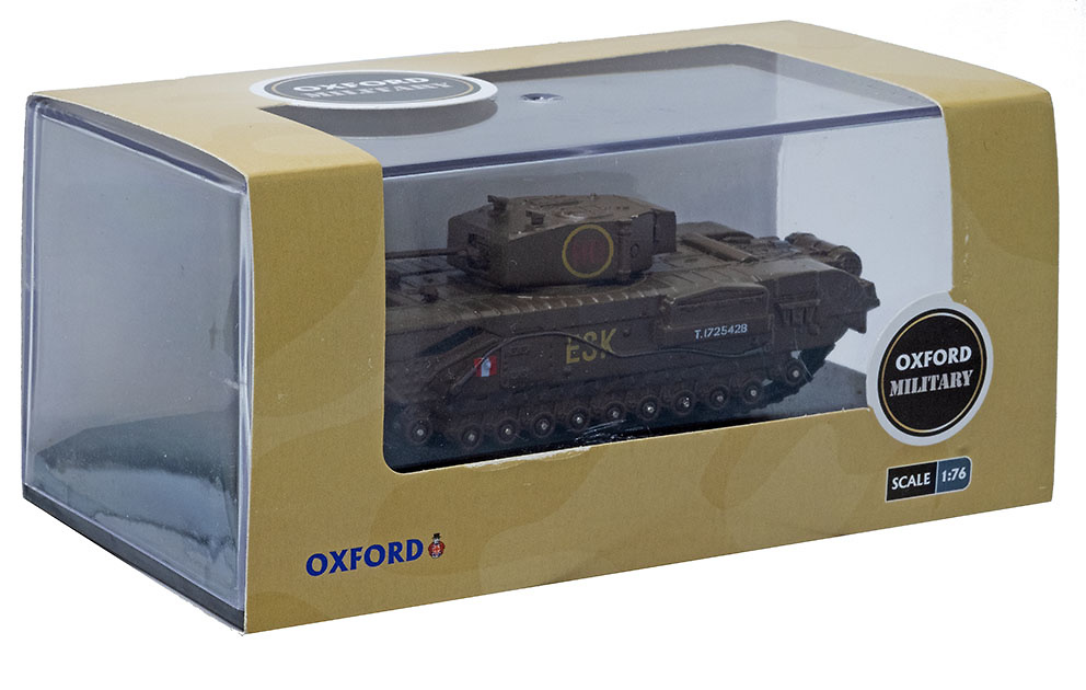 Churchill Mk III, Heavy Tank, 6th Guards Brigade, United Kingdom, 1943, 1:76, Oxford 