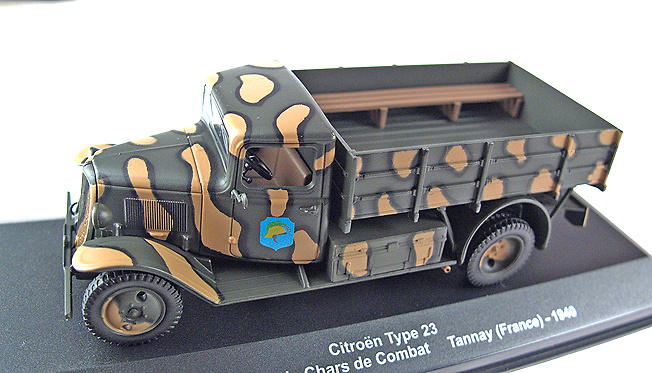 Citroën Type 23, 49ème Bataillon de Chars de Combat, Tannay, 1940, 1:43, Atlas 