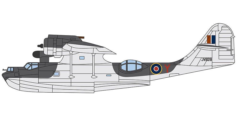 Consolidated Catalina IVA JV928 'Y', Flt / Lt John A. Cruickshank, RAF No.210 Squadron, Shetland Islands, July, 1944, 1:72, Corgi 