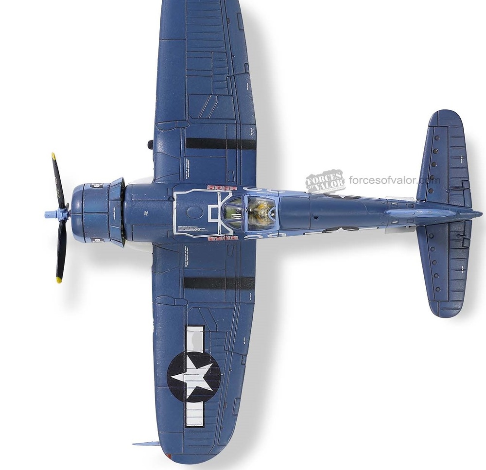 Corsair USMC F4U-1, VF-17 Sqn, Lt. Ira Kepford, Jolly Rogers, USA, 1944, 1:72, Forces of Valor 