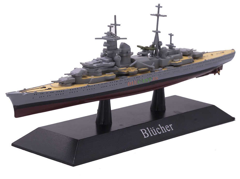 Cruiser Heavy Blücher, Kriegsmarine, 1939, 1: 1250, DeAgostini 