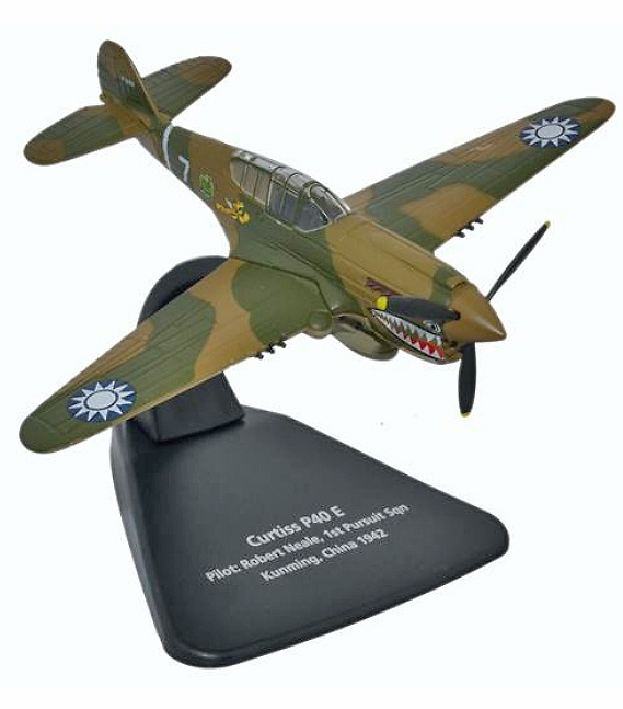 Curtis Warhawk P-40E, Flying Tigers, pilot Robert H. Neale, China, 1942, 1:72, Oxford 