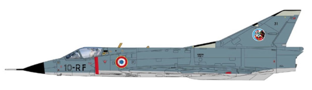 Dassault Mirage IIIC, Armee de l'Air, France, 1978, 1:72, Hobby Master 