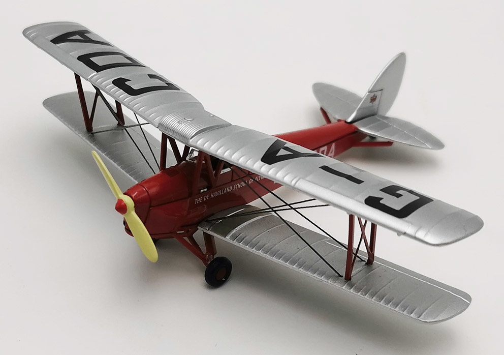 De Havilland 82A Tiger Moth, G-ACDA, School of Flying, 1:72, Oxford 