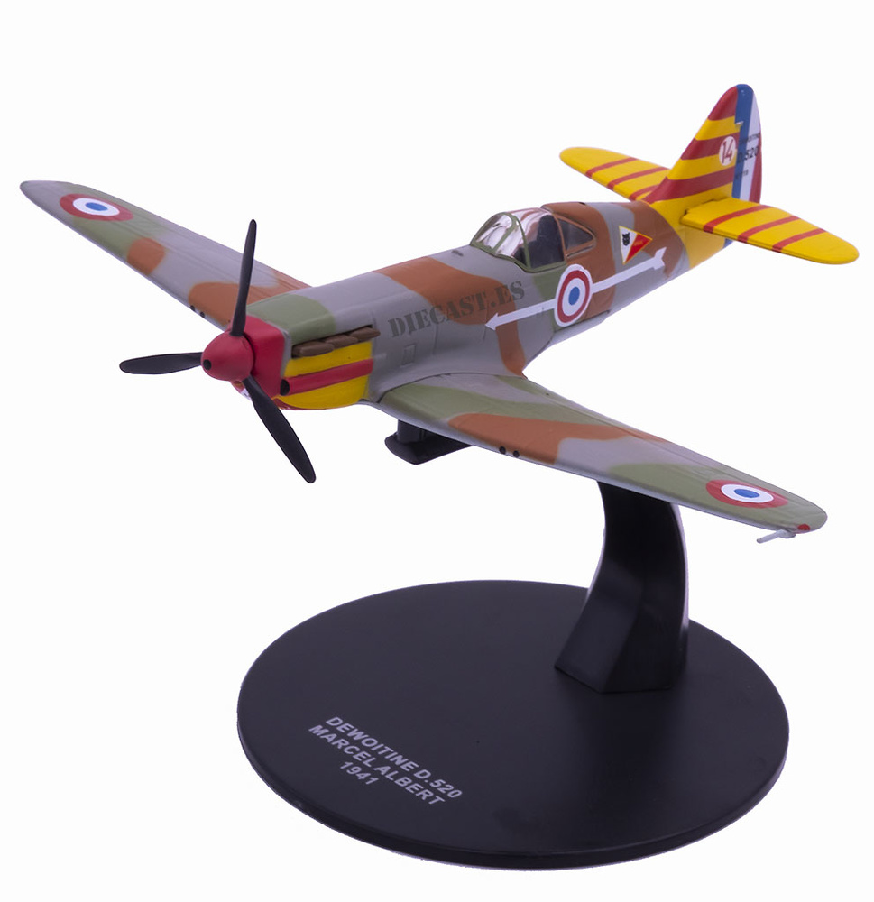 Dewoitine D.520, pilot Marcel Albert, 1941, 1:72, Atlas 