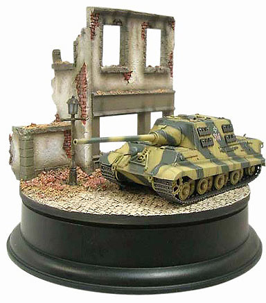 Diorama Jagdtiger Porsche Version, 3/sPzJgAbt 653, Dragon Armor, 1:72 