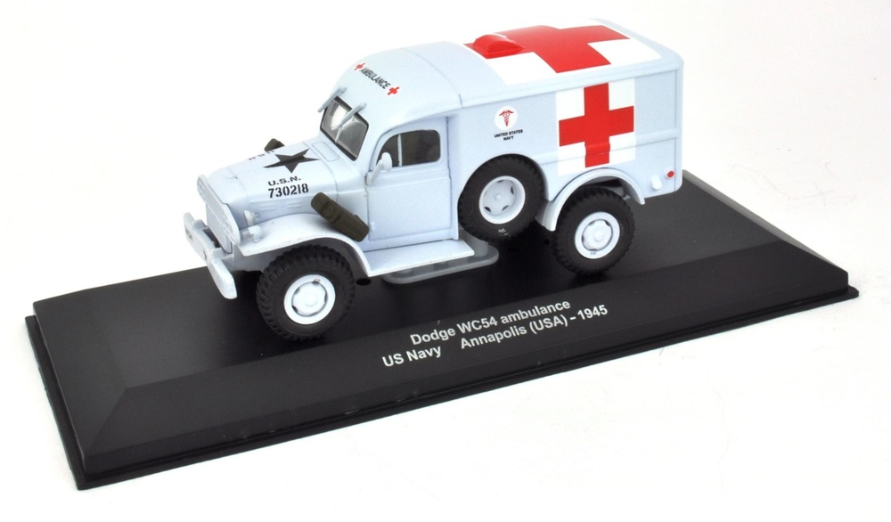 Dodge WC54 Ambulance, US Navy, Annapolis (USA), 1945, 1:43, Atlas 