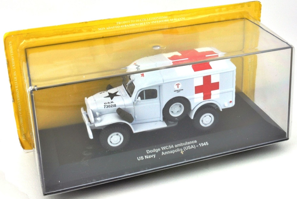 Dodge WC54 Ambulance, US Navy, Annapolis (USA), 1945, 1:43, Atlas 