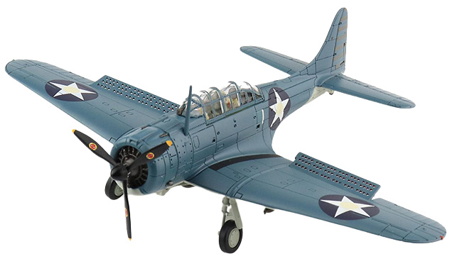 Douglas SBD-2 Dauntless, USMC VMSB-241, Lofton Henderson, Battle of Midway, June 4th, 1942, 1:72, Hobby Master 