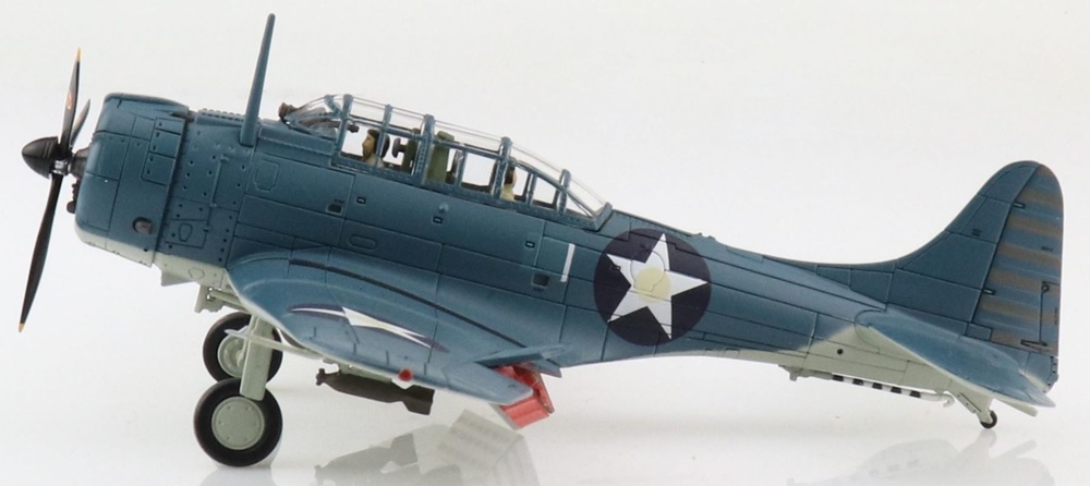 Douglas SBD-2 Dauntless, USMC VMSB-241, Lofton Henderson, Battle of Midway, June 4th, 1942, 1:72, Hobby Master 