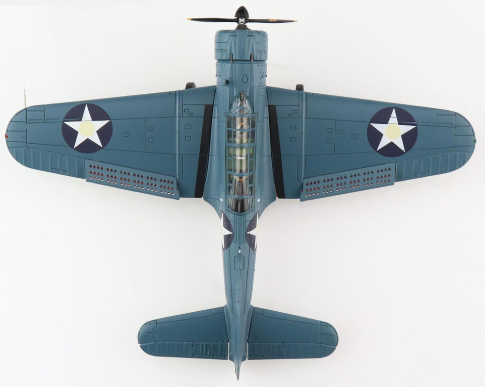 Douglas SBD-2 Dauntless, USMC VMSB-241, Lofton Henderson, Battle of Midway, June 4th, 1942, 1:72, Hobby Master 