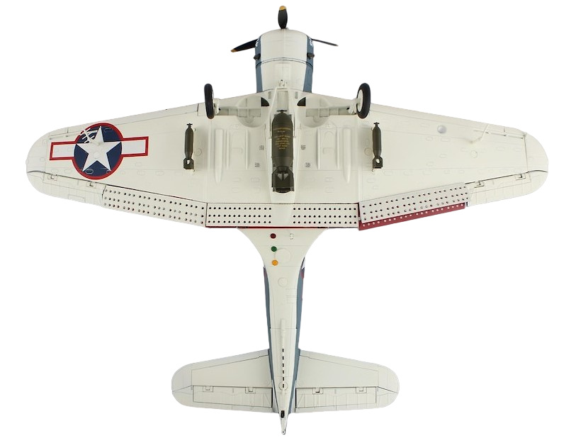 Douglas SBD-2 Dauntless US Navy White 45, VB-16, USS Lexington, 1943, 1:32, Hobby Master 