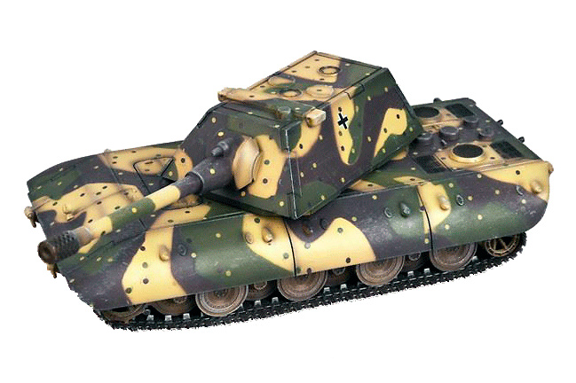 E-100, Heavy Tank with Krupp Turret, Germany, 1946, 1:72, Modelcollect 