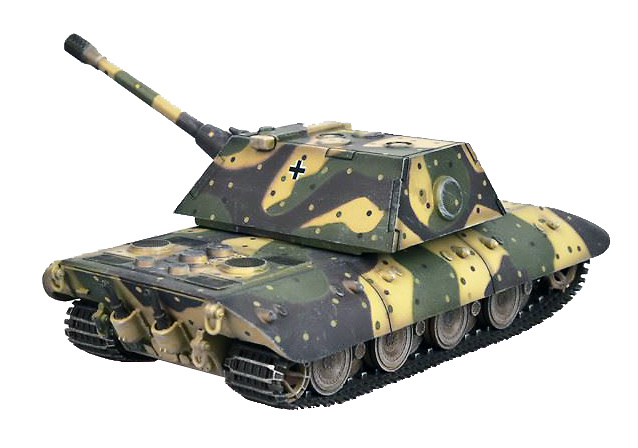 E-100, Heavy Tank with Krupp Turret, Germany, 1946, 1:72, Modelcollect 