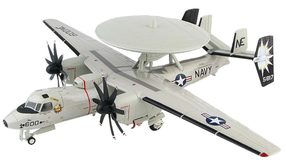 E-2C Hawkeye, USN VAW-116 Sun Kings, NE600 Elvis, USS Abraham Lincoln, May 2007, 1:72, Hobby Master 