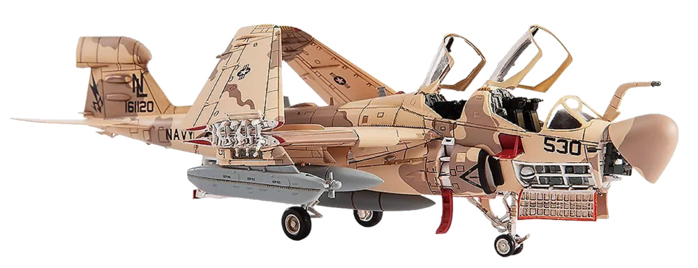 EA-6B Prowler, USN VAQ-133 Wizards, NL530, Bagram, Afghanistan, 2007, 1:72, JC Wings 