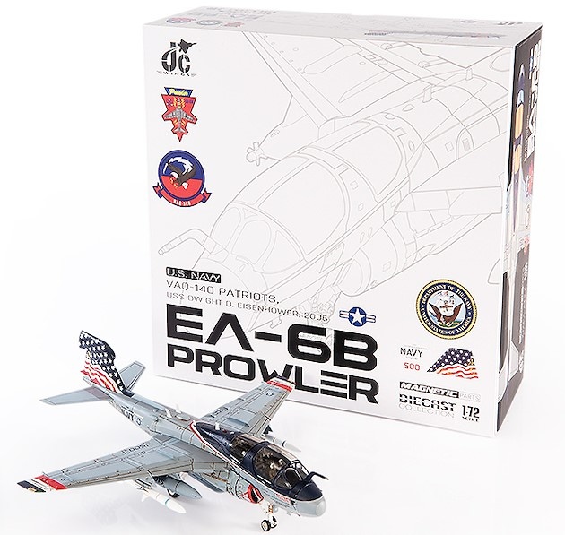 EA6B Prowler US Navy VAQ-140 Patriots, 2006, 1:72, JC Wings 