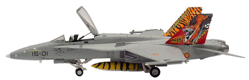 EF-18A (F/A-18A) Hornet, Tiger Meet, Ala 15, Spanish Air Force, Zaragoza Air Base, 1:72, Herpa 