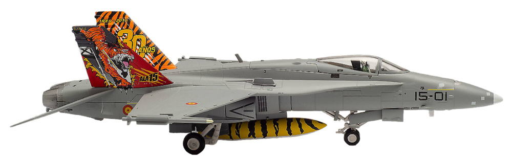 EF-18A (F/A-18A) Hornet, Tiger Meet, Ala 15, Spanish Air Force, Zaragoza Air Base, 1:72, Herpa 