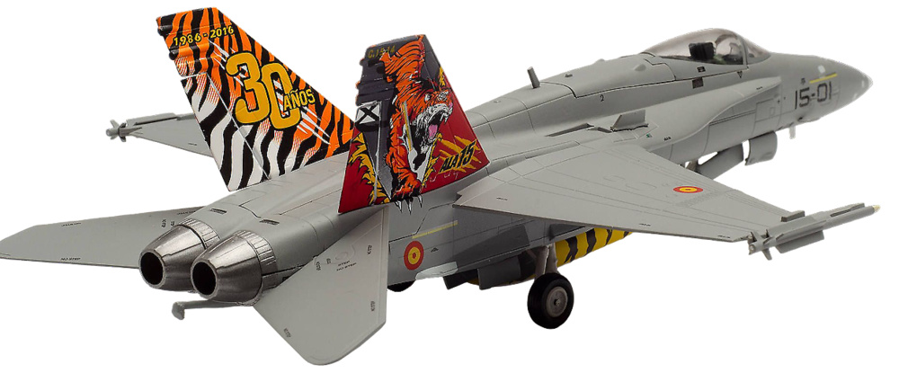 EF-18A (F/A-18A) Hornet, Tiger Meet, Ala 15, Spanish Air Force, Zaragoza Air Base, 1:72, Herpa 