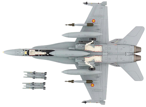 EF-18A Hornet, Spanish AF, ALA 15 Gatos, #12-09, Gando AB, Canary Islands, 2020, 1:72, Hobby Master 