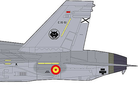 EF-18A Hornet, Spanish AF, ALA 15 Gatos, #12-09, Gando AB, Canary Islands, 2020, 1:72, Hobby Master 