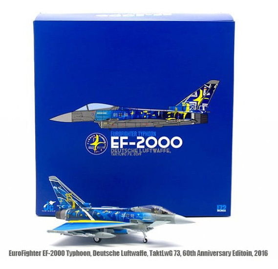 EuroFighter EF-2000 Typhoon Deutsche Luftwaffe, TaktLwG 73, 60th Anniversary Edition, 2019, 1:72, JC Wings 