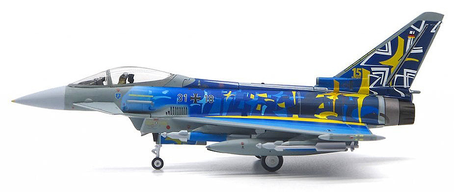 EuroFighter EF-2000 Typhoon Deutsche Luftwaffe, TaktLwG 73, 60th Anniversary Edition, 2019, 1:72, JC Wings 