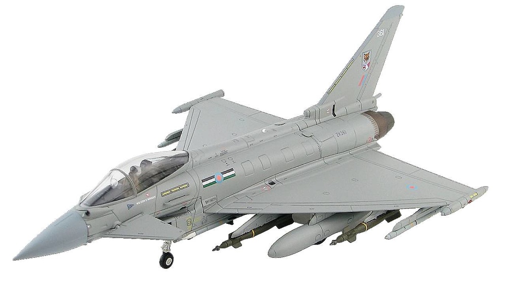 Eurofighter EF-2000 Typhoon ZK361, 12 Sqn, RAF/Qatar Emiri Air Force, Coningsby, 2020, 1:72, Hobby Master 