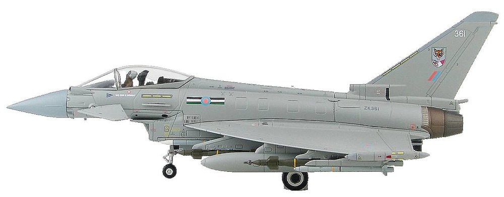 Eurofighter EF-2000 Typhoon ZK361, 12 Sqn, RAF/Qatar Emiri Air Force, Coningsby, 2020, 1:72, Hobby Master 