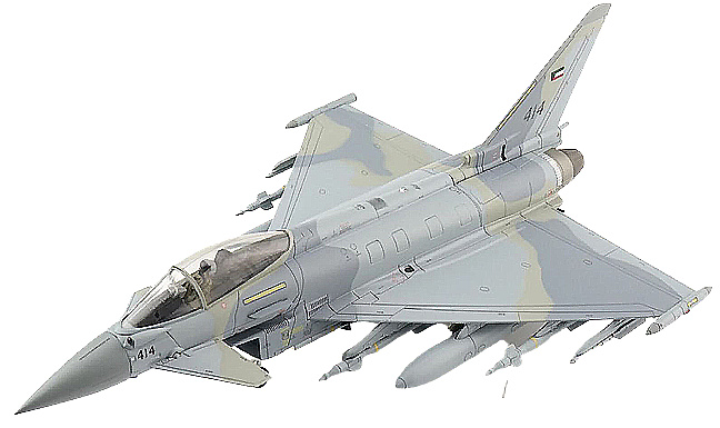 Eurofighter Typhoon, Kuwait Air Force, 414, Kuwait, 1:72, Hobby Master 