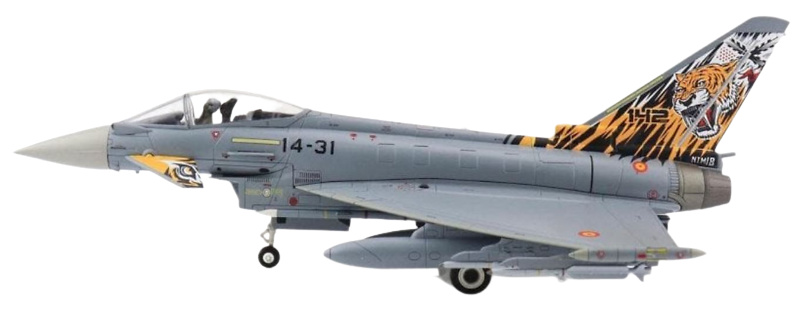 Eurofighter Typhoon 14-31, Ala 14, Ejército del Aire de España, Nato Tiger Meet 2018, 1:72, Hobby Master 