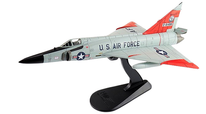 F-102A Delta Dagger USAF 148th FIG, 179th FIS MN ANG Bulldogs, #56-1488, Duluth ANGB, MN, 1970, 1:72, Hobby Master 