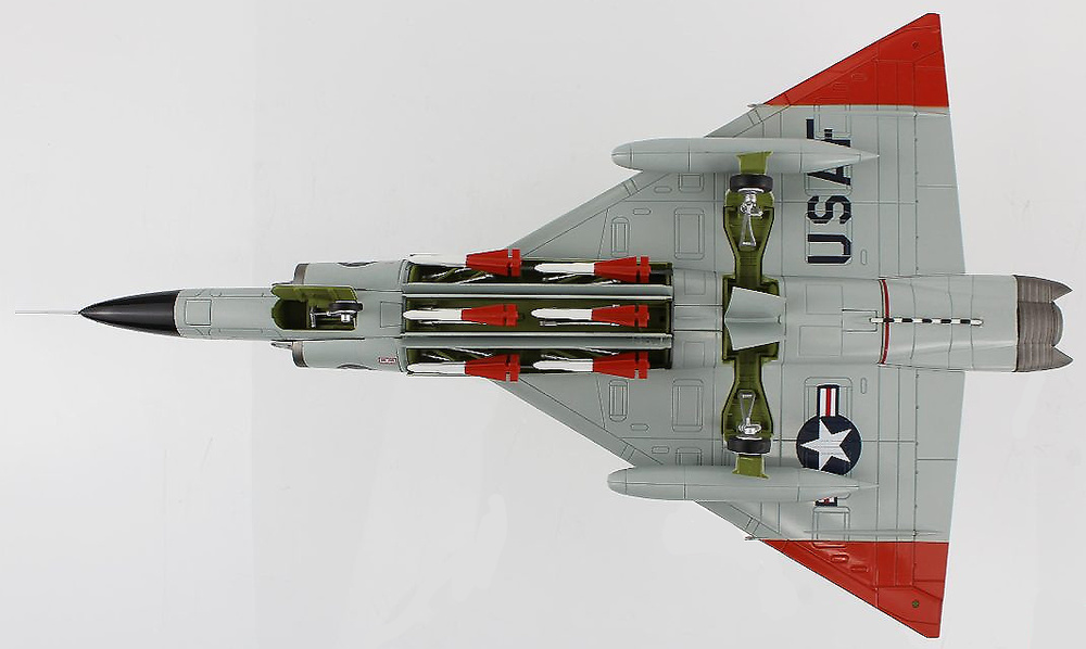 F-102A Delta Dagger USAF 148th FIG, 179th FIS MN ANG Bulldogs, #56-1488, Duluth ANGB, MN, 1970, 1:72, Hobby Master 