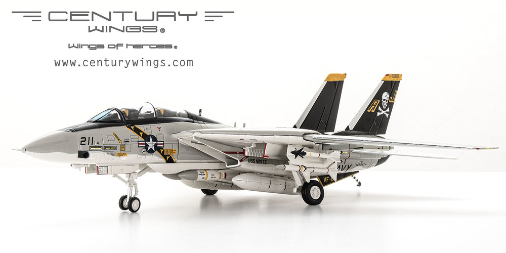 F-14A Tomcat, U.S.Navy, VA-84 Jolly Rogers AJ211, USS Nimitz, 1978, 1:72, Century Wings 